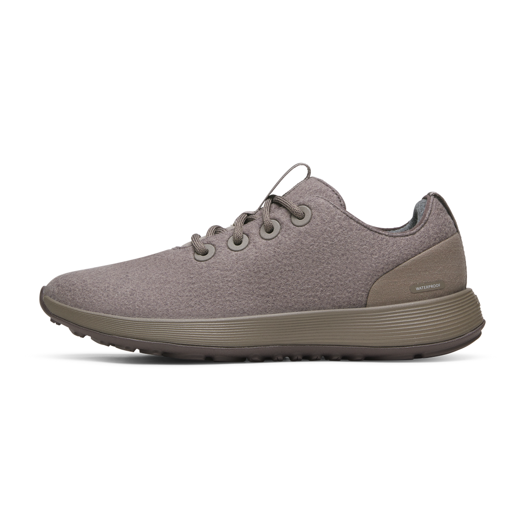 Men's Wool Runner NZ Waterproof - Weathered Brown (Weathered Brown Sole)