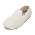 Smallbirds Wool Loungers - Big Kids - Natural White Fluffs (Natural White Sole)